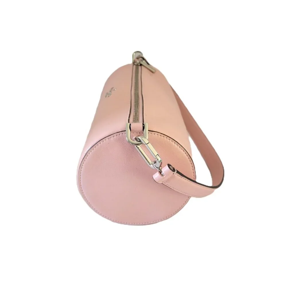 Kate Spade KN202 Roulette Glazed Leather Medium Shoulder Bag Tutu Pink Patent - Picture 5 of 7
